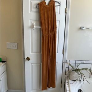 Sleeveless Rust orange Jumpsuit